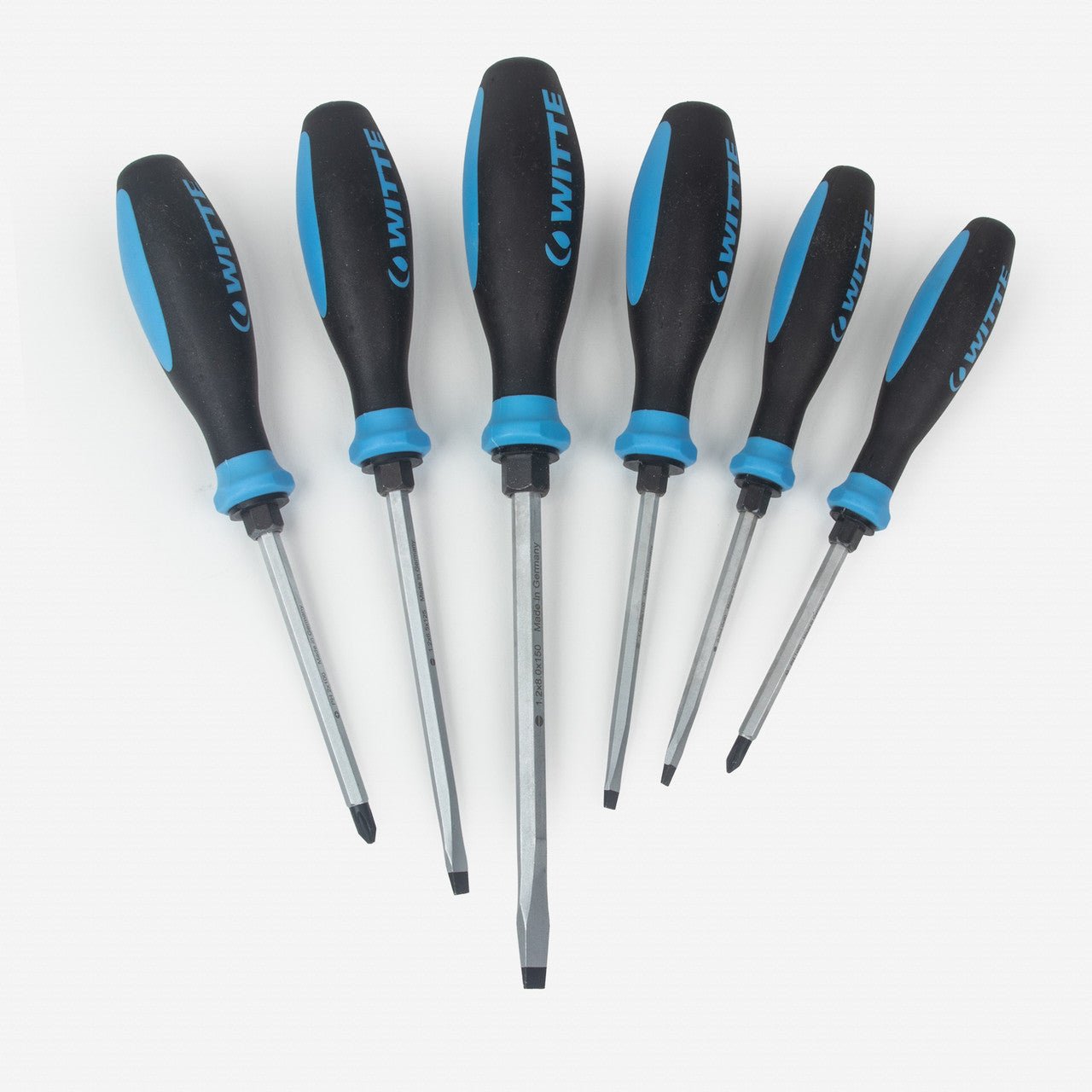 Witte Pro Impact Slotted and Phillips Screwdriver Set, 6 Pieces - WT670094 - KC Tool
