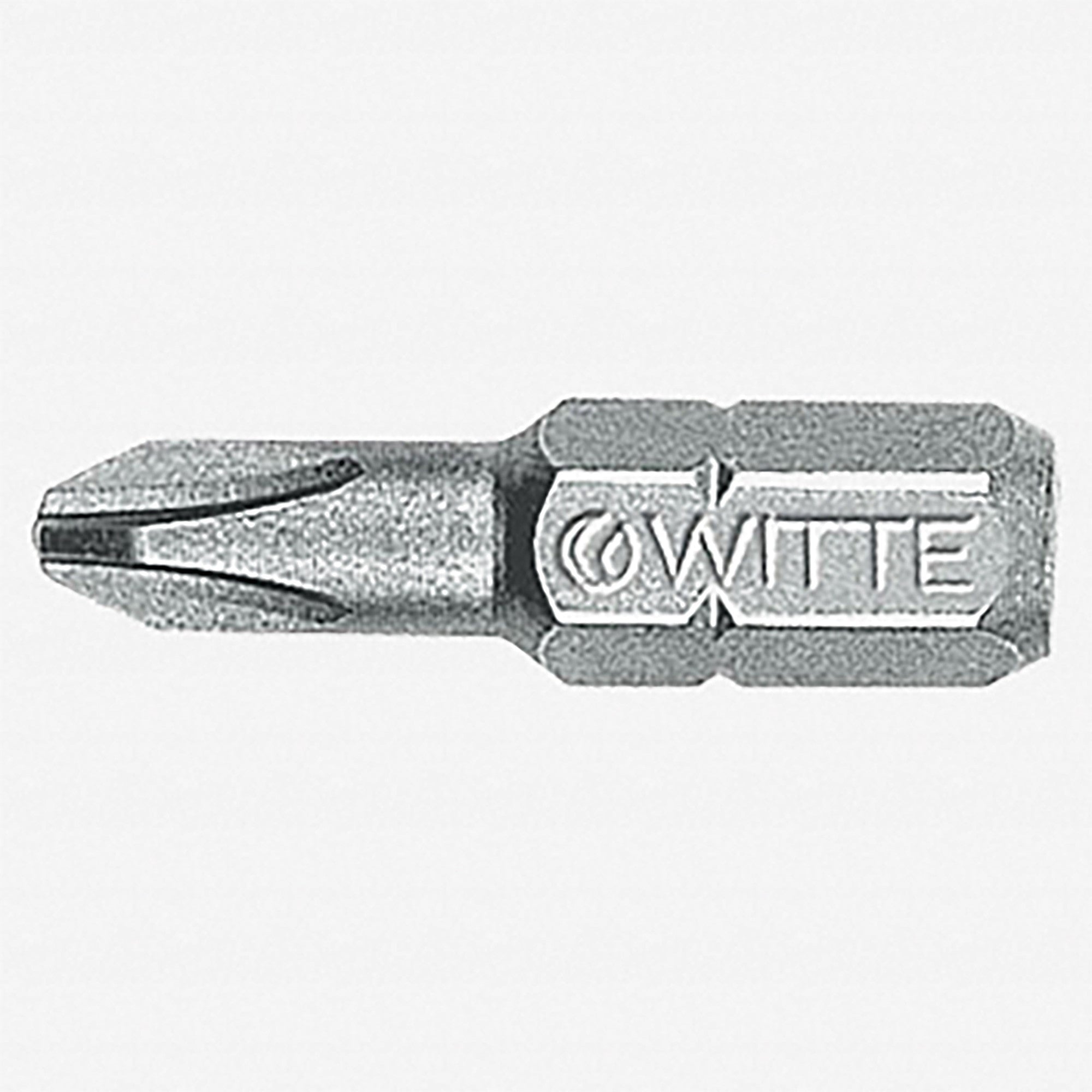 Witte Pro Phillips Bit with Truncated Tip, 2 x 25mm - WT27036 - KC Tool