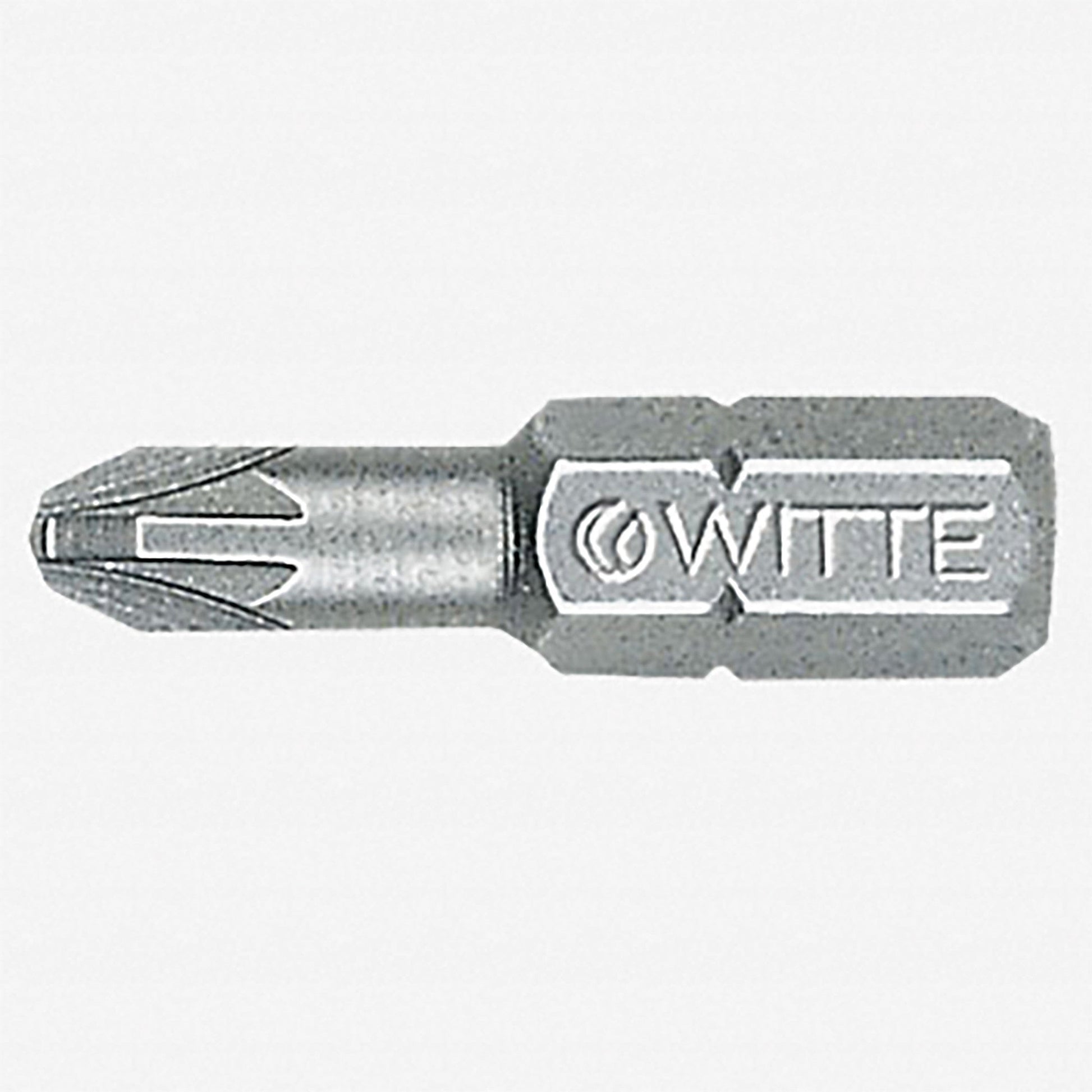 Witte Pro Pozidriv Bit with Truncated Tip, 2 x 25mm - WT27057 - KC Tool