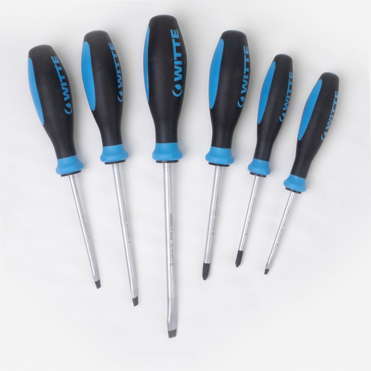 Witte Pro Slotted and Phillips Screwdriver Set, 6 Pieces - WT670033 - KC Tool
