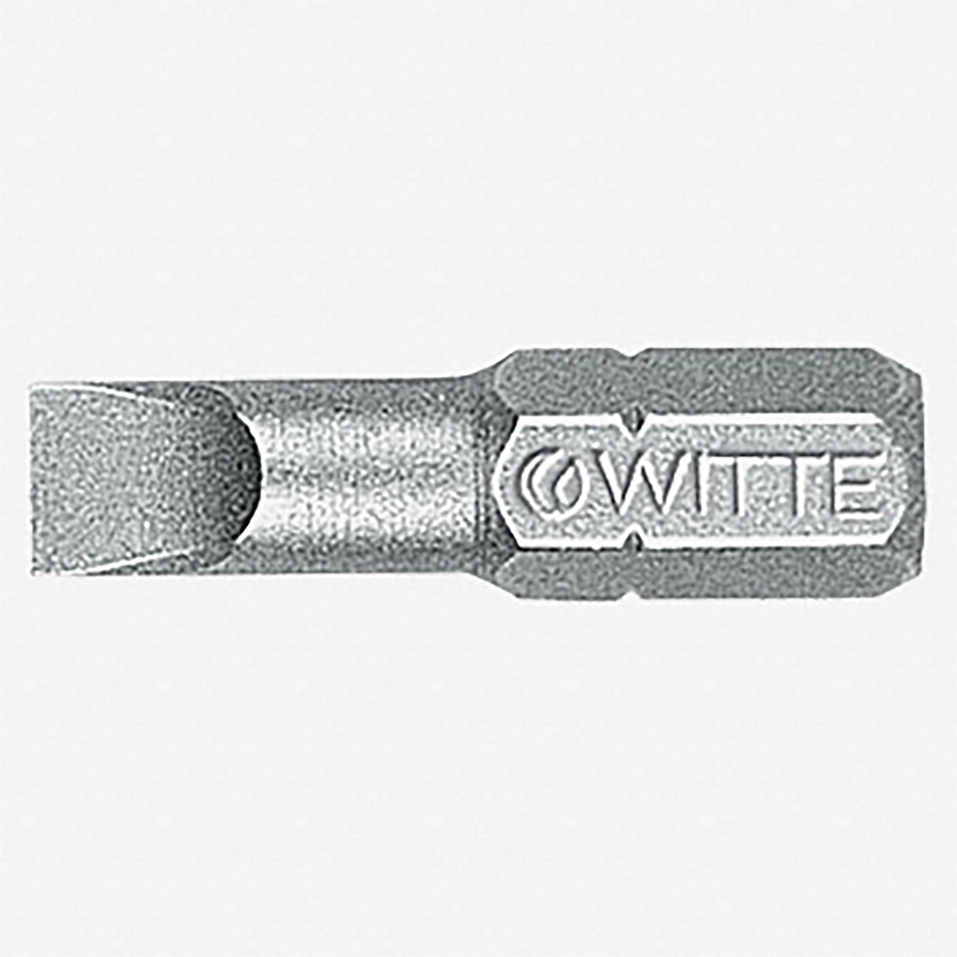 Witte Pro Slotted Bit, 1.0 x 6.0 x 25mm - WT26413 - KC Tool