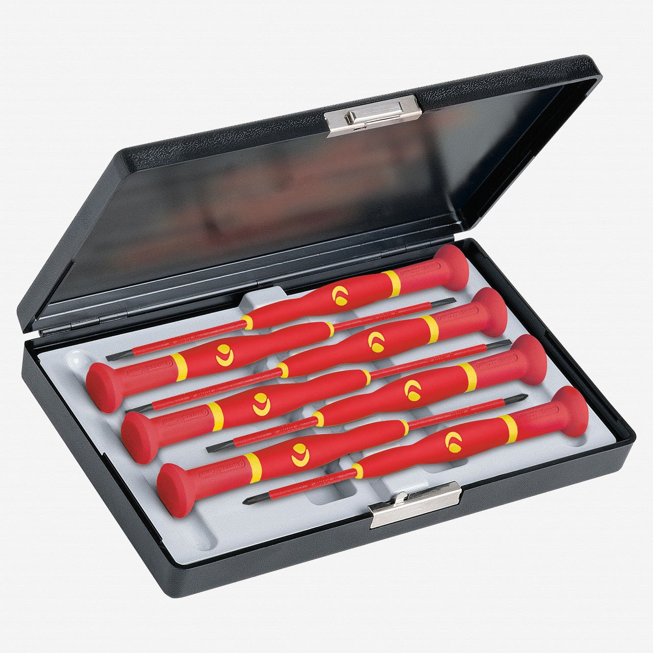 Witte Pro Wittron VDE Slotted and Phillips Screwdriver Set w/ Case, 7 Pieces - WT89367 - KC Tool