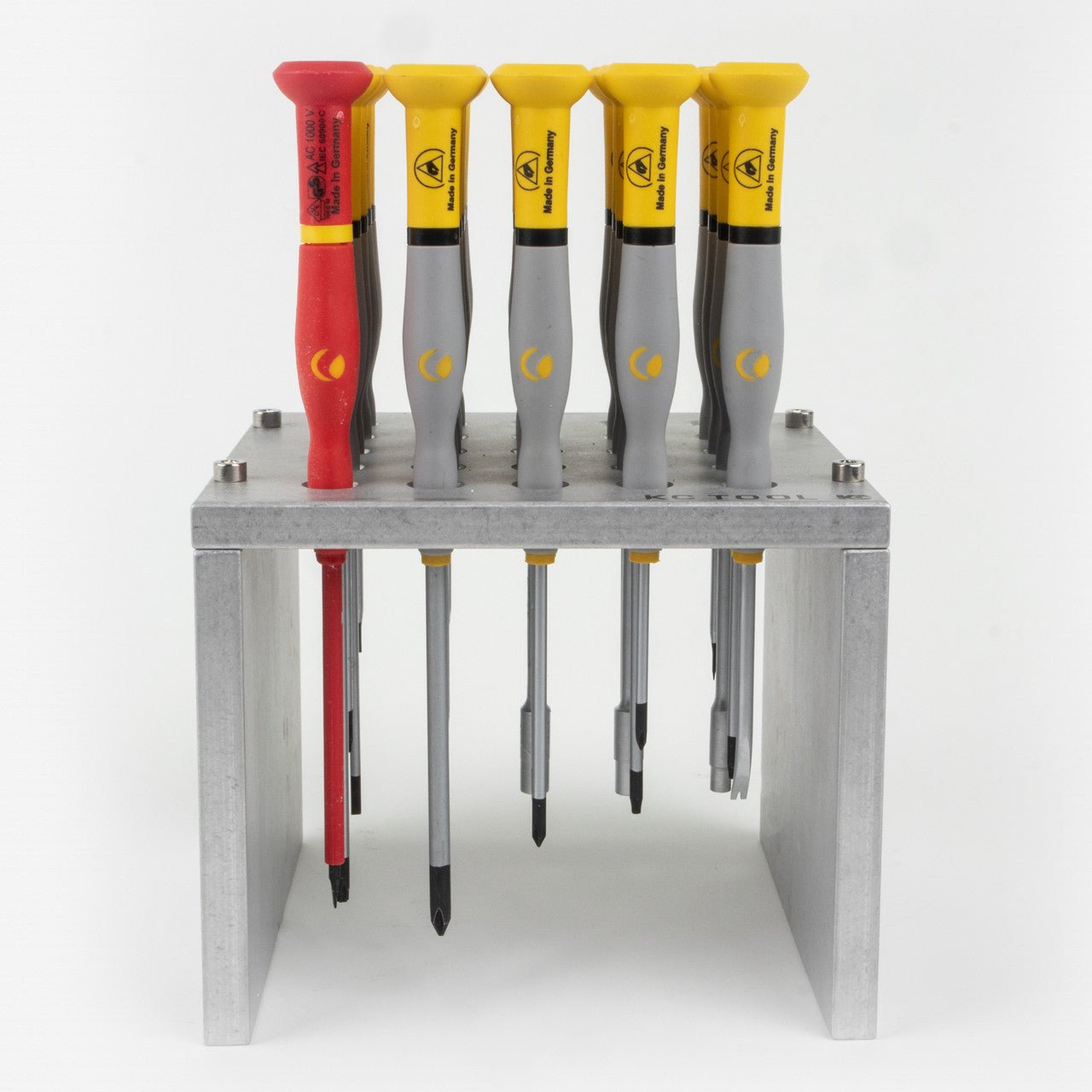 Witte x KCT Precision ESD Screwdriver Set w/ KC Tool Bench Top Stand, 23 Pieces - KCT8327 - KC Tool